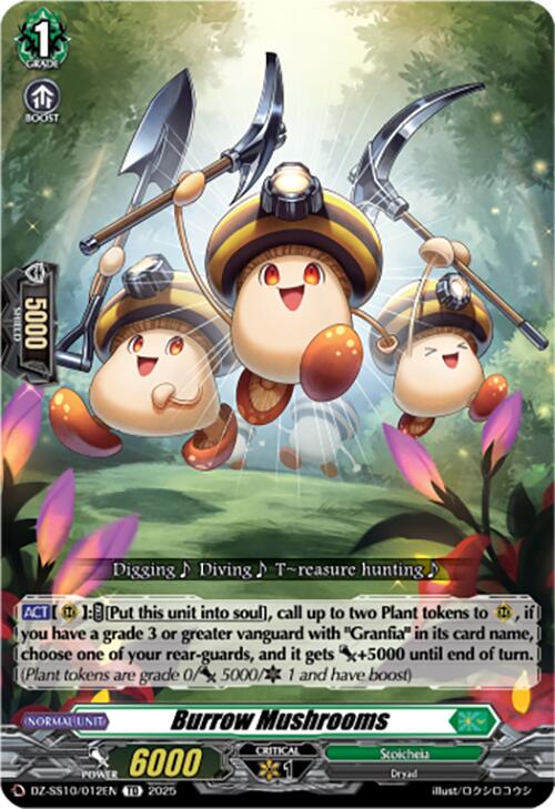 Burrow Mushrooms (DZ-SS10/012EN) [Shiki Otei Start Deck]