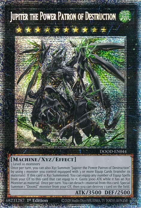 Jupiter the Power Patron of Destruction (Starlight Rare) [DOOD-EN044] Starlight Rare