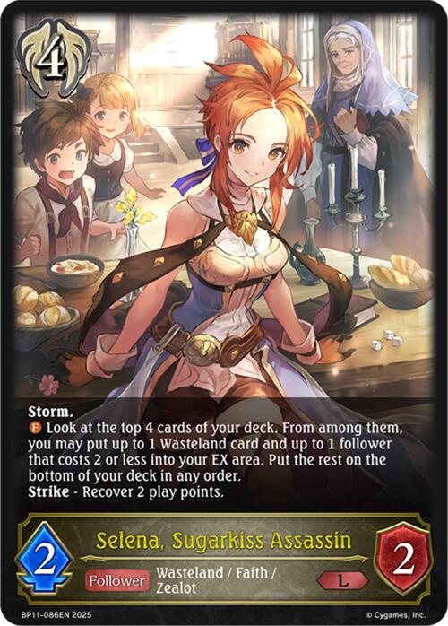 Selena, Sugarkiss Assassin (BP11-086EN) [Bullet of Fate]