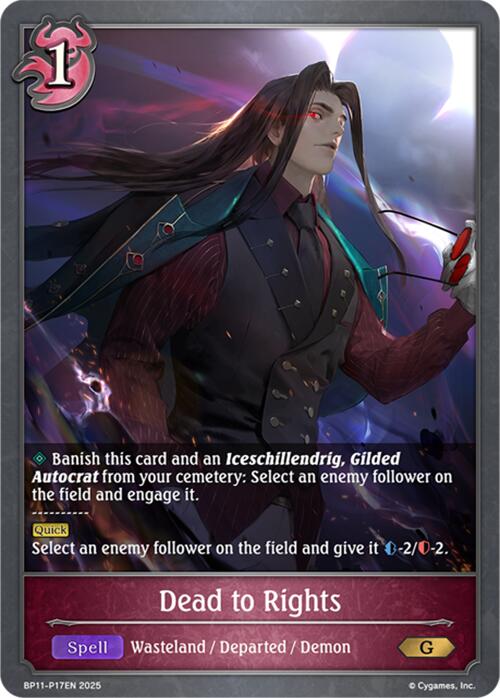 Dead to Rights - P17 (Foil) (BP11-P17EN) [Bullet of Fate]