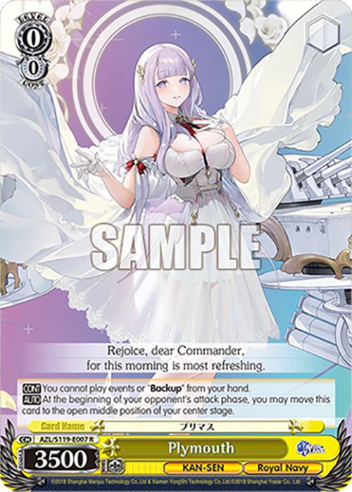 Plymouth (AZL/S119-E007 R) [Azur Lane Vol. 2]