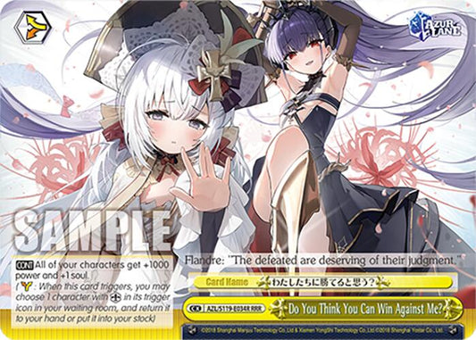 Do You Think You Can Win Against Me? (AZL/S119-E034R RRR) [Azur Lane Vol. 2]