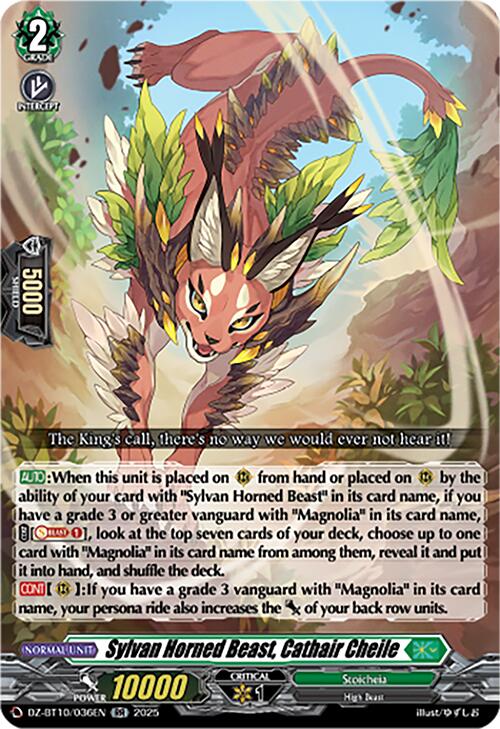 Sylvan Horned Beast, Cathair Cheile (DZ-BT10/036EN) [Dragonsoul Resonance]