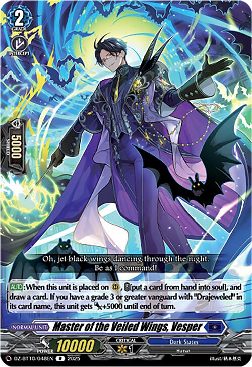 Master of the Veiled Wings, Vesper (DZ-BT10/048EN) [Dragonsoul Resonance]