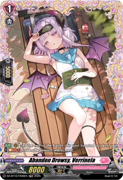 Abandon Drowsy, Verrinela (FR) (DZ-BT10/FR46EN) [Dragonsoul Resonance]