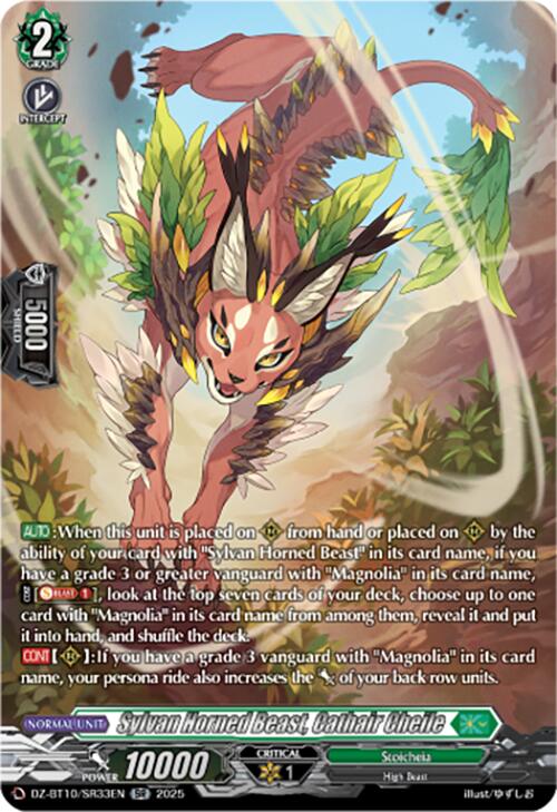 Sylvan Horned Beast, Cathair Cheile (SR) (DZ-BT10/SR33EN) [Dragonsoul Resonance]