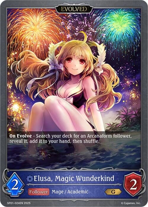 Elusa, Magic Wunderkind (Evolved) (SP01-024EN) [Seaside Memories]