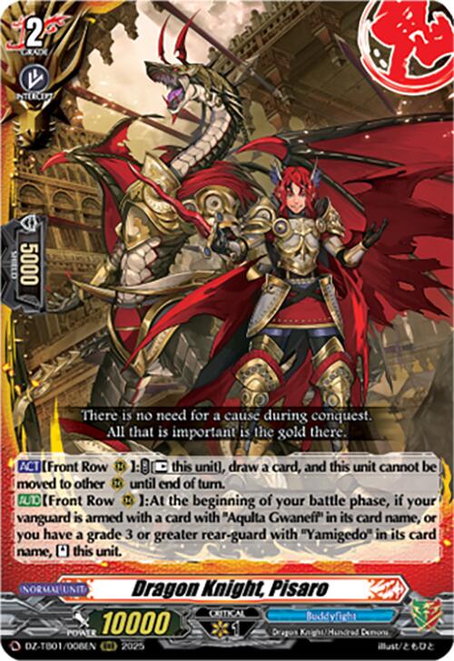 Dragon Knight, Pisaro (DZ-TB01/008EN) (DZ-TB01/008EN) [Future Card Buddyfight]