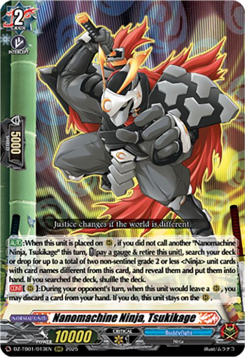 Nanomachine Ninja, Tsukikage (DZ-TB01/013EN) (DZ-TB01/013EN) [Future Card Buddyfight]