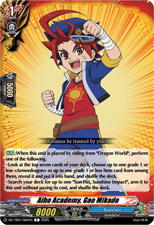 Aibo Academy, Gao Mikado (DZ-TB01/084EN) (DZ-TB01/084EN) [Future Card Buddyfight]