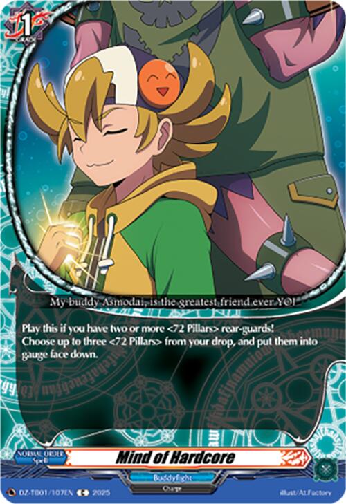 Mind of Hardcore (DZ-TB01/107EN) (DZ-TB01/107EN) [Future Card Buddyfight]