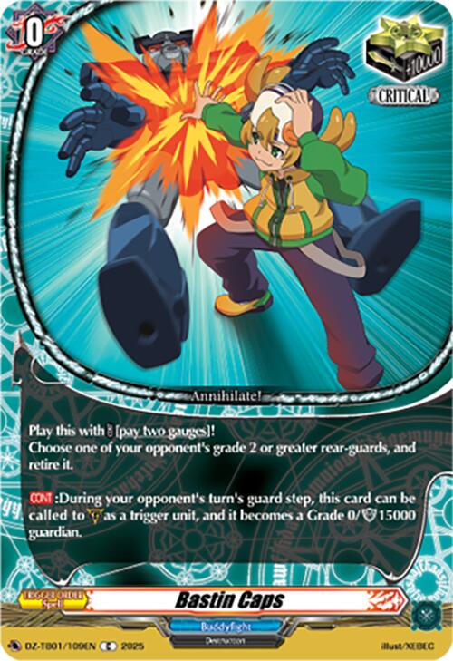 Bastin Caps (DZ-TB01/109EN) (DZ-TB01/109EN) [Future Card Buddyfight]