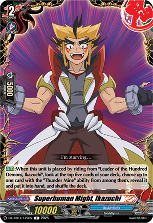 Superhuman Might, Ikazuchi (DZ-TB01/129EN) (DZ-TB01/129EN) [Future Card Buddyfight]