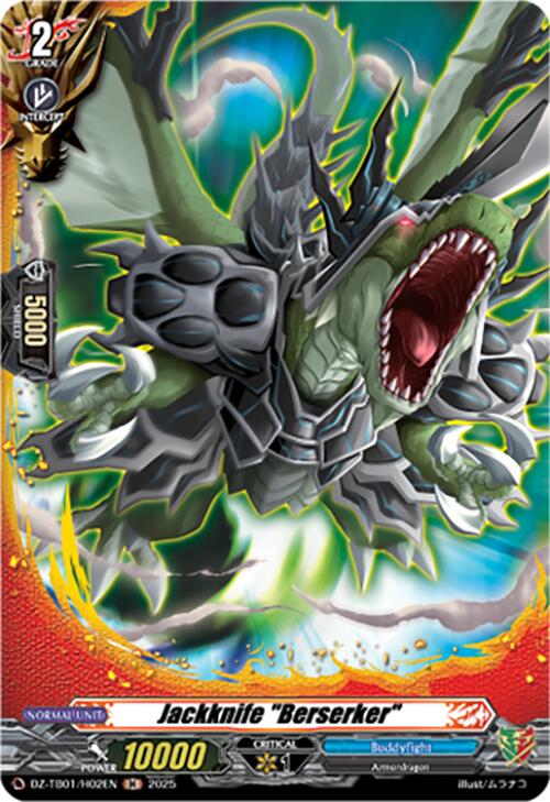 Jackknife "Berserker" (DZ-TB01/H02EN) (DZ-TB01/H02EN) [Future Card Buddyfight]