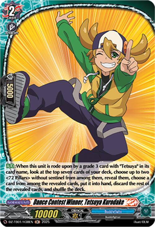 Dance Contest Winner, Tetsuya Kurodake (DZ-TB01/H38EN) (DZ-TB01/H38EN) [Future Card Buddyfight]