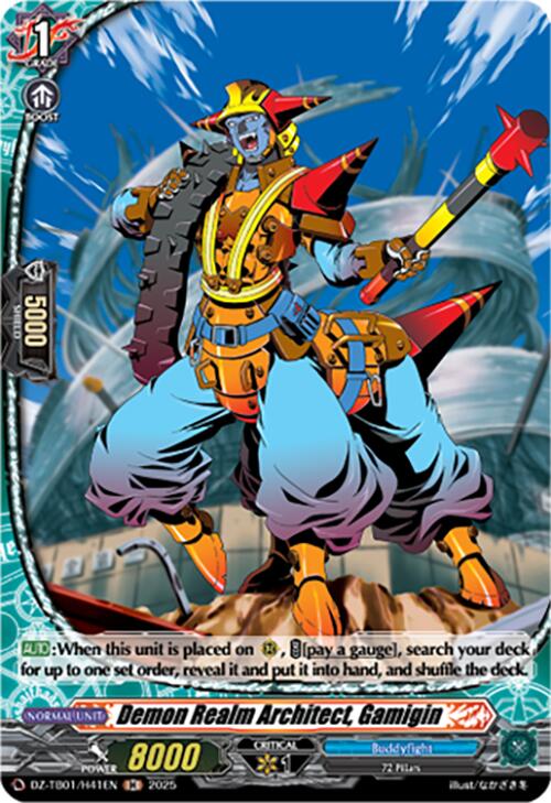 Demon Realm Architect, Gamigin (DZ-TB01/H41EN) (DZ-TB01/H41EN) [Future Card Buddyfight]