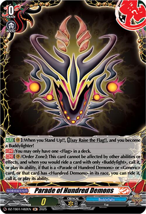 Parade of Hundred Demons (DZ-TB01/H82EN) (DZ-TB01/H82EN) [Future Card Buddyfight]