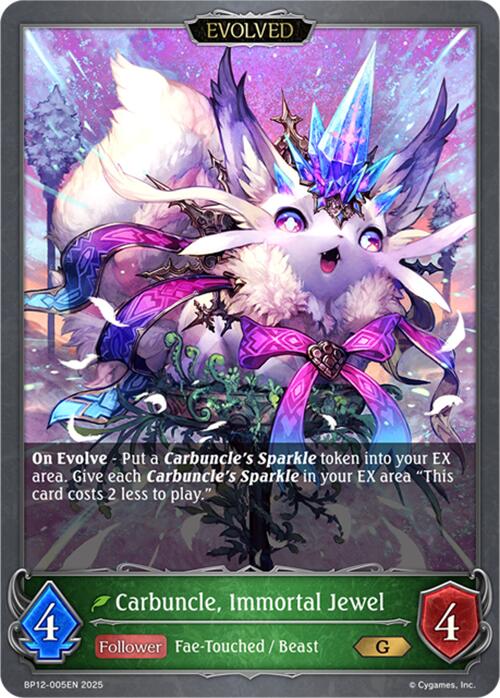 Carbuncle, Immortal Jewel (Evolved) (BP12-005EN) [Worldreaver's Descent]