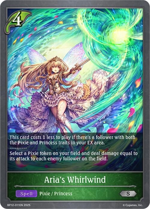 Aria's Whirlwind (BP12-011EN) [Worldreaver's Descent]