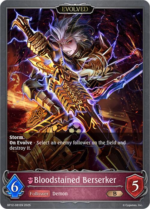Bloodstained Berserker (Evolved) (BP12-081EN) [Worldreaver's Descent]