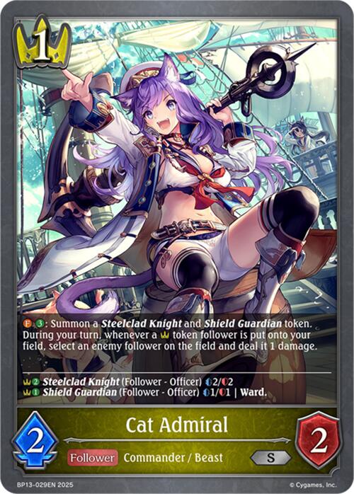 Cat Admiral (BP13-029EN) [Dominion of Darkness]