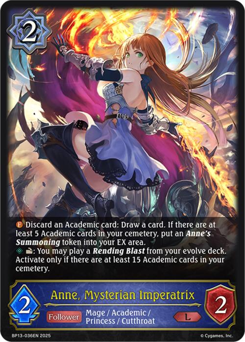 Anne, Mysterian Imperatrix (BP13-036EN) [Dominion of Darkness]