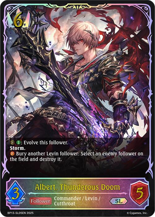 Albert, Thunderous Doom (BP13-SL05EN) [Dominion of Darkness]