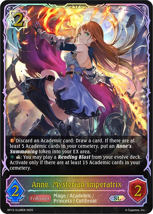 Anne, Mysterian Imperatrix (BP13-SL08EN) [Dominion of Darkness]