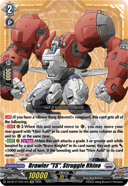 Brawler "TS", Struggle Rhino (DZ-BT11/EX11EN) [Symphony of Might & Bloom]