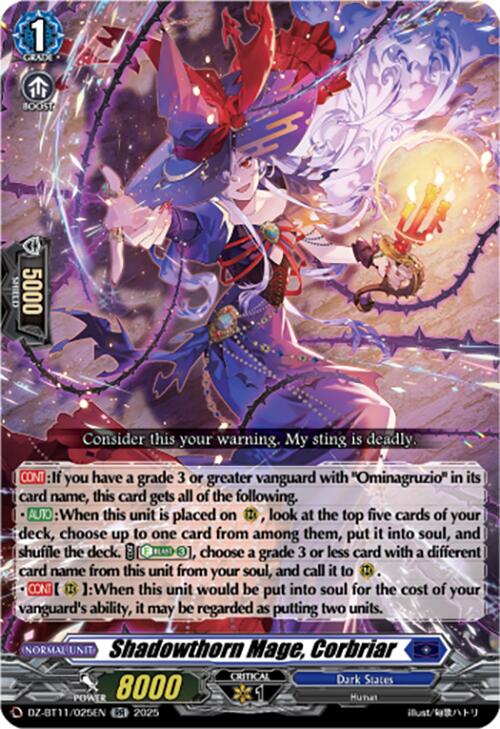 Shadowthorn Mage, Corbriar (DZ-BT11/025EN) [Symphony of Might & Bloom]