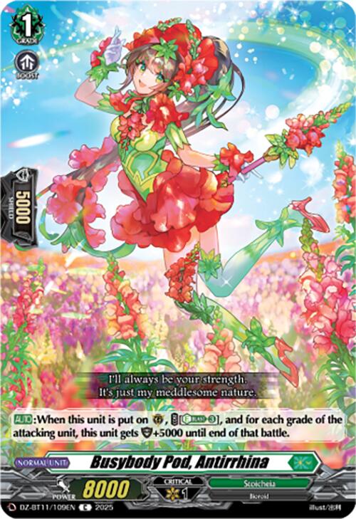 Busybody Pod, Antirrhina (DZ-BT11/109EN) [Symphony of Might & Bloom]