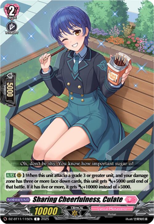 Sharing Cheerfulness, Culate (DZ-BT11/115EN) [Symphony of Might & Bloom]