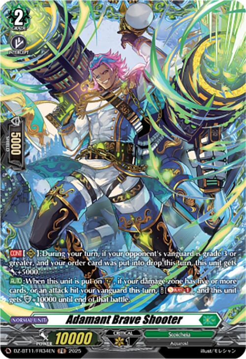 Adamant Brave Shooter (DZ-BT11/FR34EN) [Symphony of Might & Bloom]
