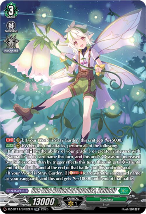 One Who Arrived at Paradise, Bellnoir (DZ-BT11/SR32EN) [Symphony of Might & Bloom]