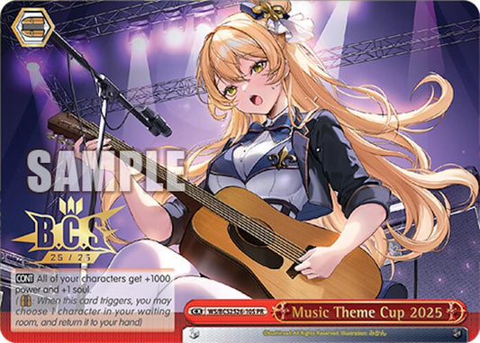 Music Theme Cup 2025 (Foil) [Bushiroad Event Cards]