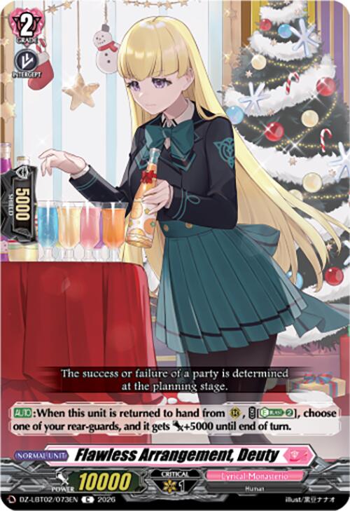 Flawless Arrangment, Deuty (DZ-LBT02/073EN) [Lyrical Monasterio Season of Wonders]