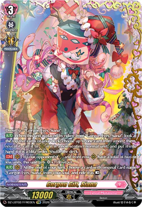 Gorgon Gift, Siana (DZ-LBT02/FFR03EN) [Lyrical Monasterio Season of Wonders]