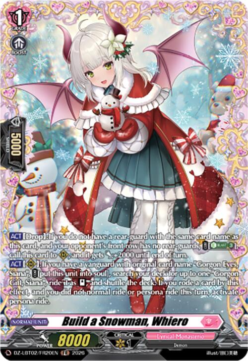 Build a Snowman, Whiero (DZ-LBT02/FR20EN) [Lyrical Monasterio Season of Wonders]