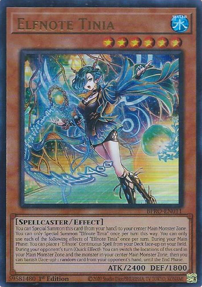 Elfnote Tinia [BPRO-EN011] Ultra Rare