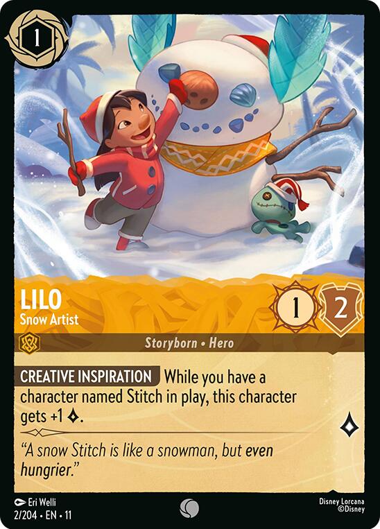 Lilo - Snow Artist (2/204) [Winterspell]