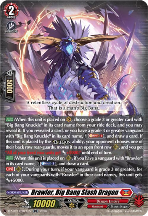 Brawler, Big Bang Slash Dragon (DZ-BT12/021EN) [Chasm of Lost Souls]