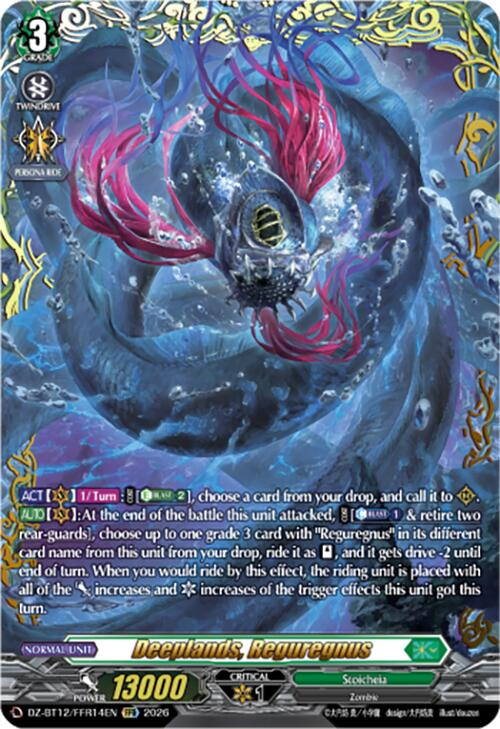 Deeplands, Reguregnus (DZ-BT12/FFR14EN) [Chasm of Lost Souls]