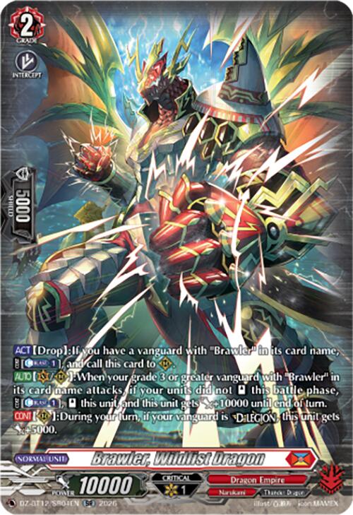 Brawler, Wildfist Dragon (DZ-BT12/SR04EN) [Chasm of Lost Souls]
