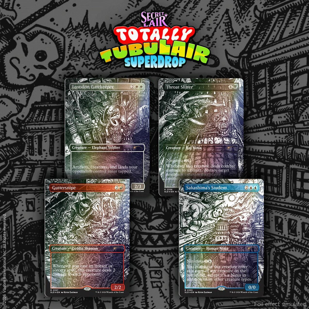Secret Lair: Drop Series - Kevin Eastman (Inks) (Traditional Foil Edition)