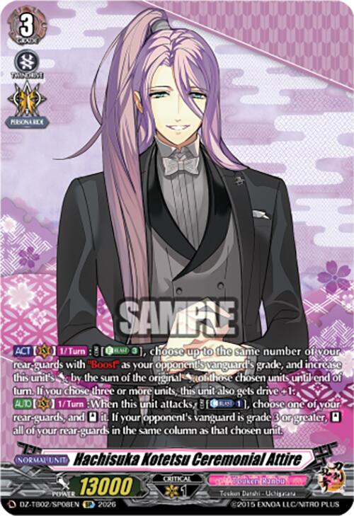 Hachisuka Kotetsu Ceremonial Attire (DZ-TB02/SP08EN) [Touken Ranbu: ONLINE 2026]