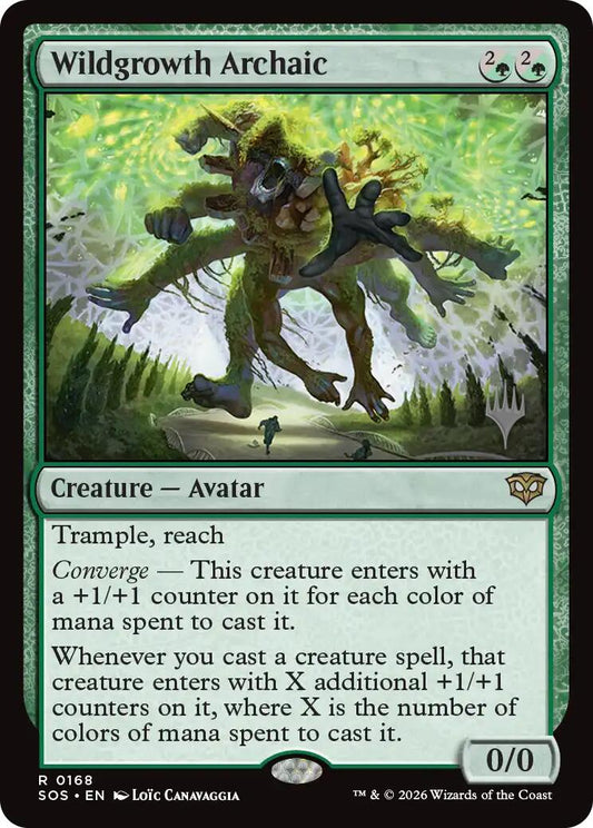 Wildgrowth Archaic [Secrets of Strixhaven Promos]