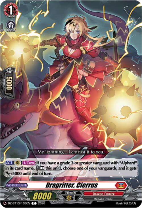 Dragritter, Cierrus (DZ-BT13/109EN) [Parallactic Clash]