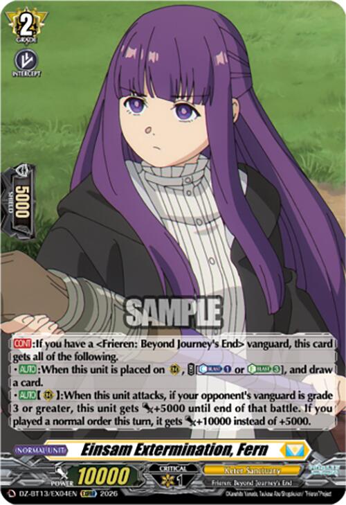 Einsam Extermination, Fern (DZ-BT13/EX04EN) [Parallactic Clash]
