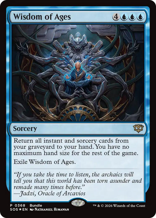 Wisdom of Ages (Bundle) [Secrets of Strixhaven Promos]