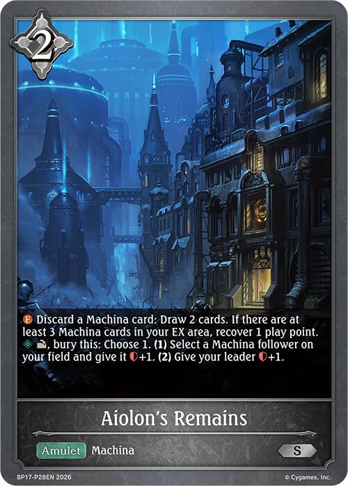 Aiolon's Remains - P28EN (Foil) (BP17-P28EN) [Convergent Destinies]
